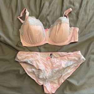 Pink lingerie